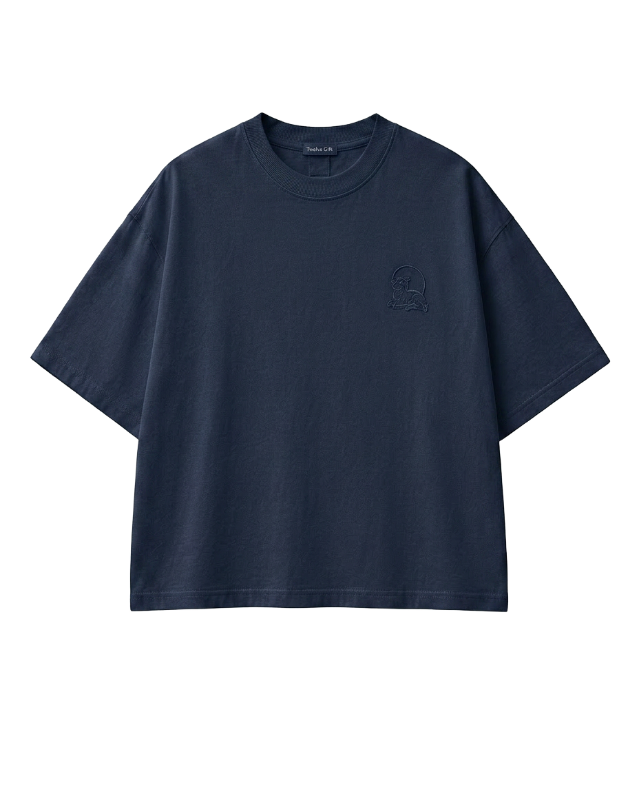 navy Lamb of God tee, front